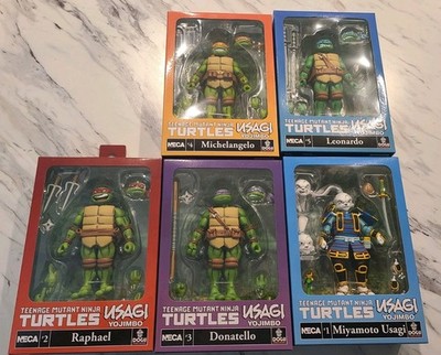 NECA Teenage Mutant Ninja Turtles Usagi Yojimbo 7-inch COMPLETE SET - New
