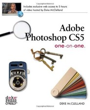 ADOBE PHOTOSHOP CS5 ONE-ON-ONE By Deke Mcclelland  Mint Condition 