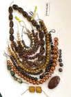 Lot Beads Smoky Quartz Tigers Eye Gold Stone MOP Gemstone Jewelry Making Craft — photo 4