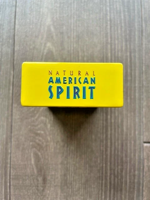 Natural American Spirit Cigarette Tin Case - Empty - Ultra Light Yellow - Collec - Image 3 of 4