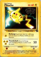 Pikachu 4 Promo Wizards Black Star Promos Pokemon MP on eBay