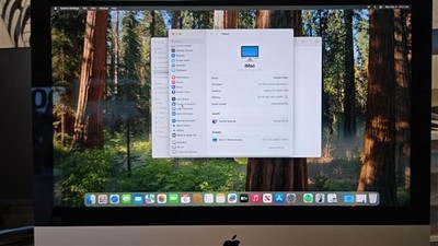Apple iMac A2115 21'' 2019 Intel i7, 1TB SSD, 32GB RAM (Sequoia OS 15.7.3)