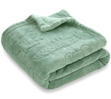 BORITAR Baby Blanket for Boys Girls 30x40 Inch Pack of 1 , Cute Sage Green