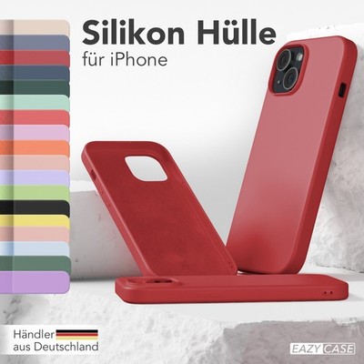 Hülle für iPhone 16 15 14 Pro Max Plus Mini Handyhülle Silikon Case Kameraschutz