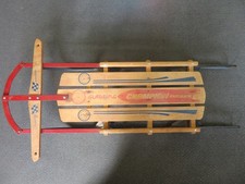 Glading Champion Fastback Metal Rail Snow Sled - w/ Floating Steering