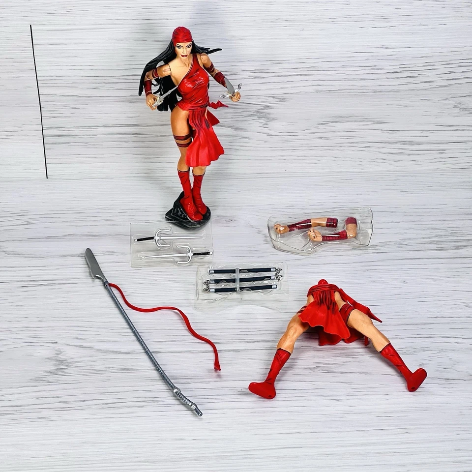 Figura Coleccionista Diamond Select Elektra Daredevil Edición Deadpool 2002 Marvel Foto 3 de 4