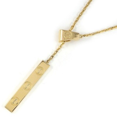 Cartier Halskette Love Screw Vis Plate Y Form 750(18K) Gelbgold
