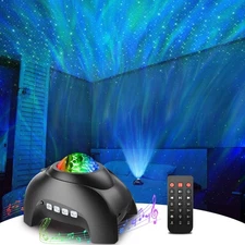 Rossetta Star Projector LED Night Light Aurora Galaxy Projector With Bluetooth S