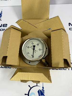 #ad WIKA Pressure Gauge — Model 113.53.100 0–25 bar G1 2B bottom connection $112.99