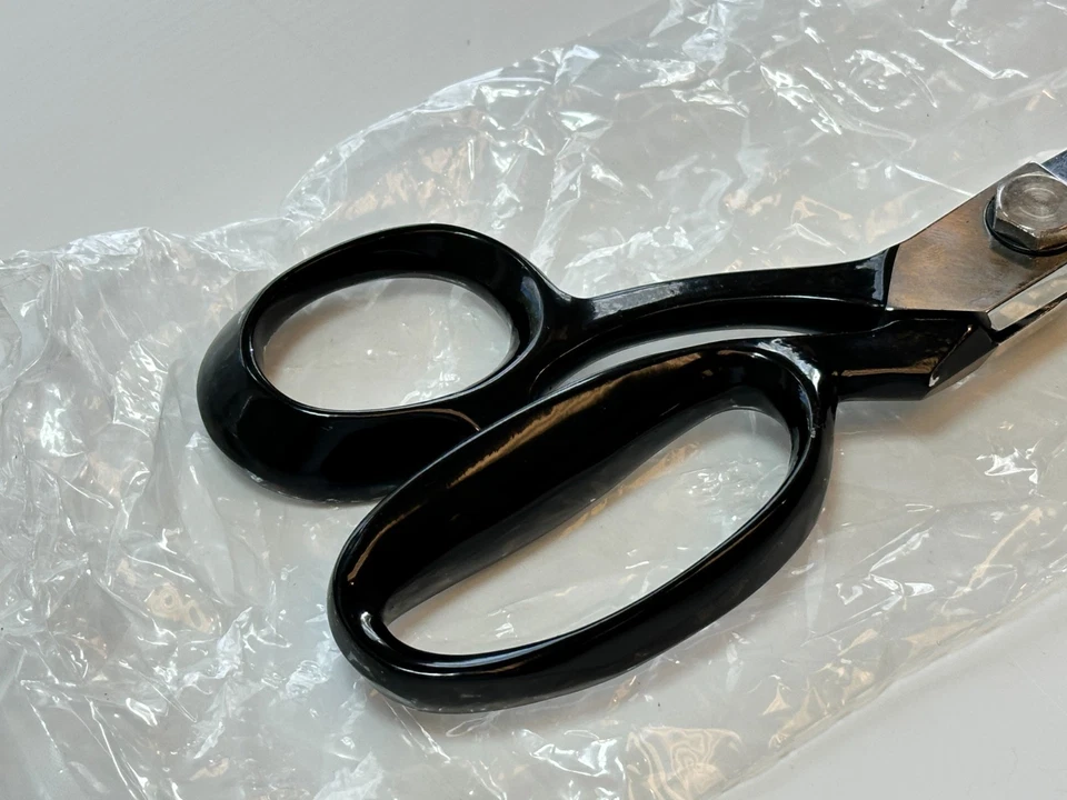NOS Clauss No. LH10 Scissors Shears, Straight Steel Pointed w/ Black Grip, NEW - Image 2 of 4