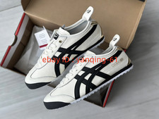 2025 Onitsuka Tiger Mexico 66 Classic Unisex Shoes Birch/Black Vintage Sneakers