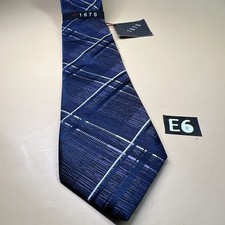 1670 Slim Tie Purple/plaid N W T 56 X 2.5