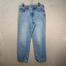 J. Crew Womens Size 28 Mid-Rise 90s Classic Straight Jeans Light Wash Denim