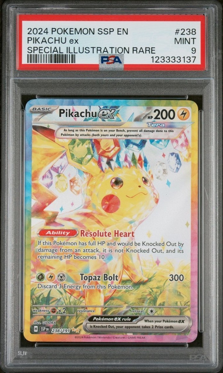 Pikachu ex 238/191 Sv08: Surging Sparks Holo for sale online | eBay
