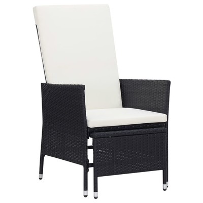 Armchair Black, Cream White