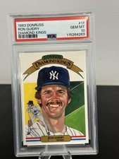 1983 Donruss Diamond Kings Ron Guidry #17 PSA 10 GEM MT