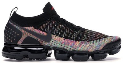 Nike Air VaporMax Flyknit 2 Black Multi-Color for Sale