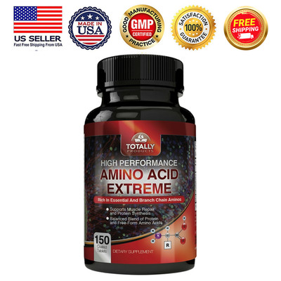 Advanced Amino Acid Muscle Support Recovery Dietary Supplement Complex 150 Caps