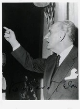 GREECE Andreas Papandreou autograph Prime Minister, photo signed