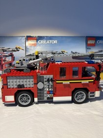 LEGO Creator Fire Rescue (6752): Fire Truck & Helicopter Complete Set 