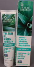 Desert Essence Tea Tree Oil  Neem Toothpaste - Wintergreen 6.25 oz Paste