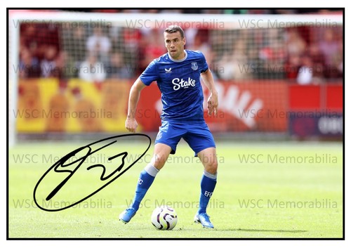 11466. Seamus Coleman Signed Pictures A4 Prints Everton Ireland Blackpool Sligo