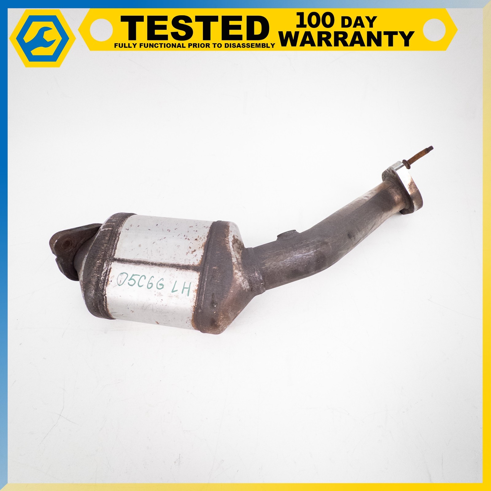 05-13 CHEVROLET CORVETTE C6 FRONT LEFT DRIVER SIDE EXHAUST DOWNPIPE OEM