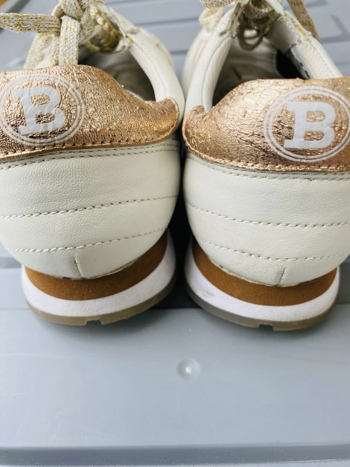 Bally Gavinia Ladies White Leather Sneakers Size EU35.5E/AU-5M - image 3 of 4