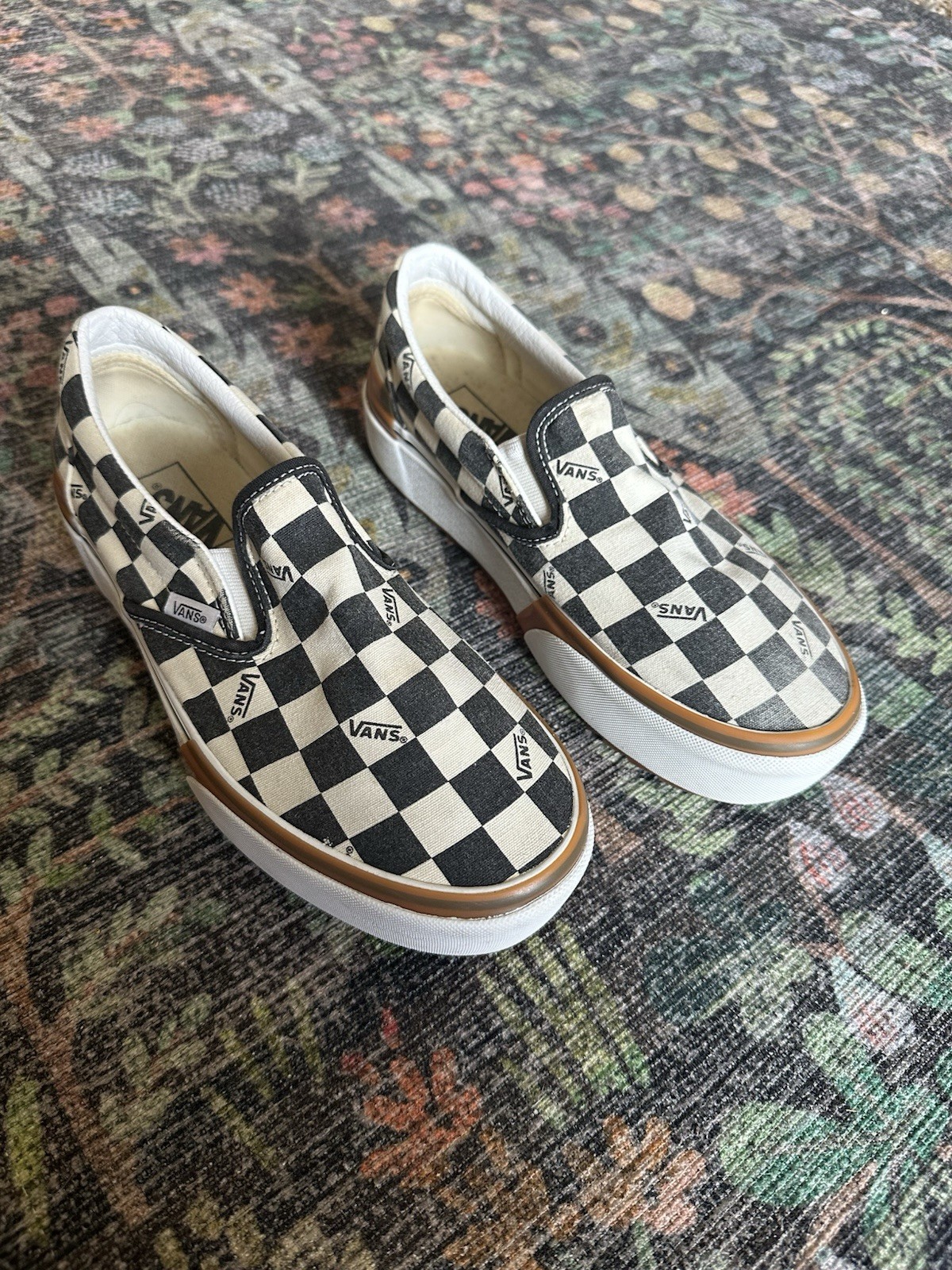 Vans Stacked Checkered Slip On VANS Stacked Checkered Platform