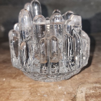 Vintage KOSTA BODA Polar Ice Candle Holder Goran Warff
