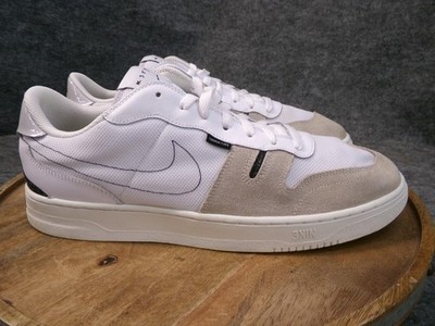 Nike Squash Type Mens Size 13 US Summit White Beige Leather Sneakers CJ1640-100