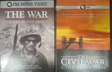 THE WAR & THE CIVIL WAR RARE DELETED DVD MINI-SERIES DOCUMENTARY KEN BURNS FILM