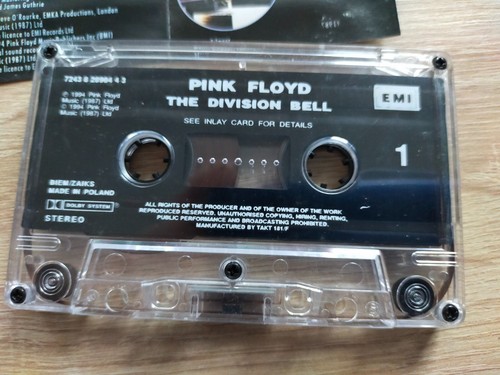 PINK FLOYD - The Division Bell - Polish 1994 MC / Cassette - Made in Poland - Picture 5 of 8