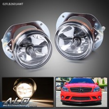 2pcs Front Bumper Fog Lights W Bulbs Fit For 2008-2010 Benz C300 C63 Amg C350