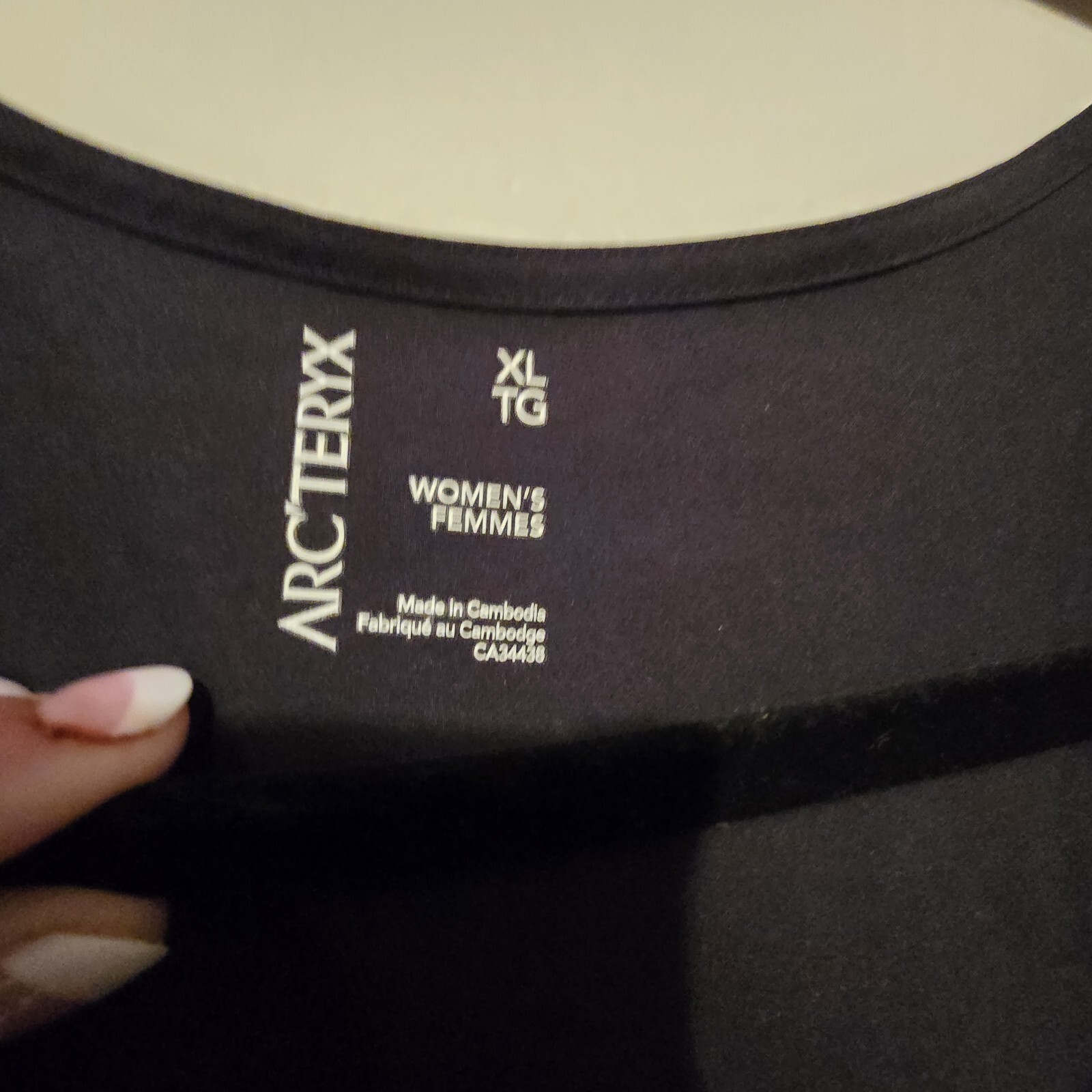 Abito donna Arc'Teryx Contenta XL nero vita regolabile tasche escursionismo outdoor Gorpcore