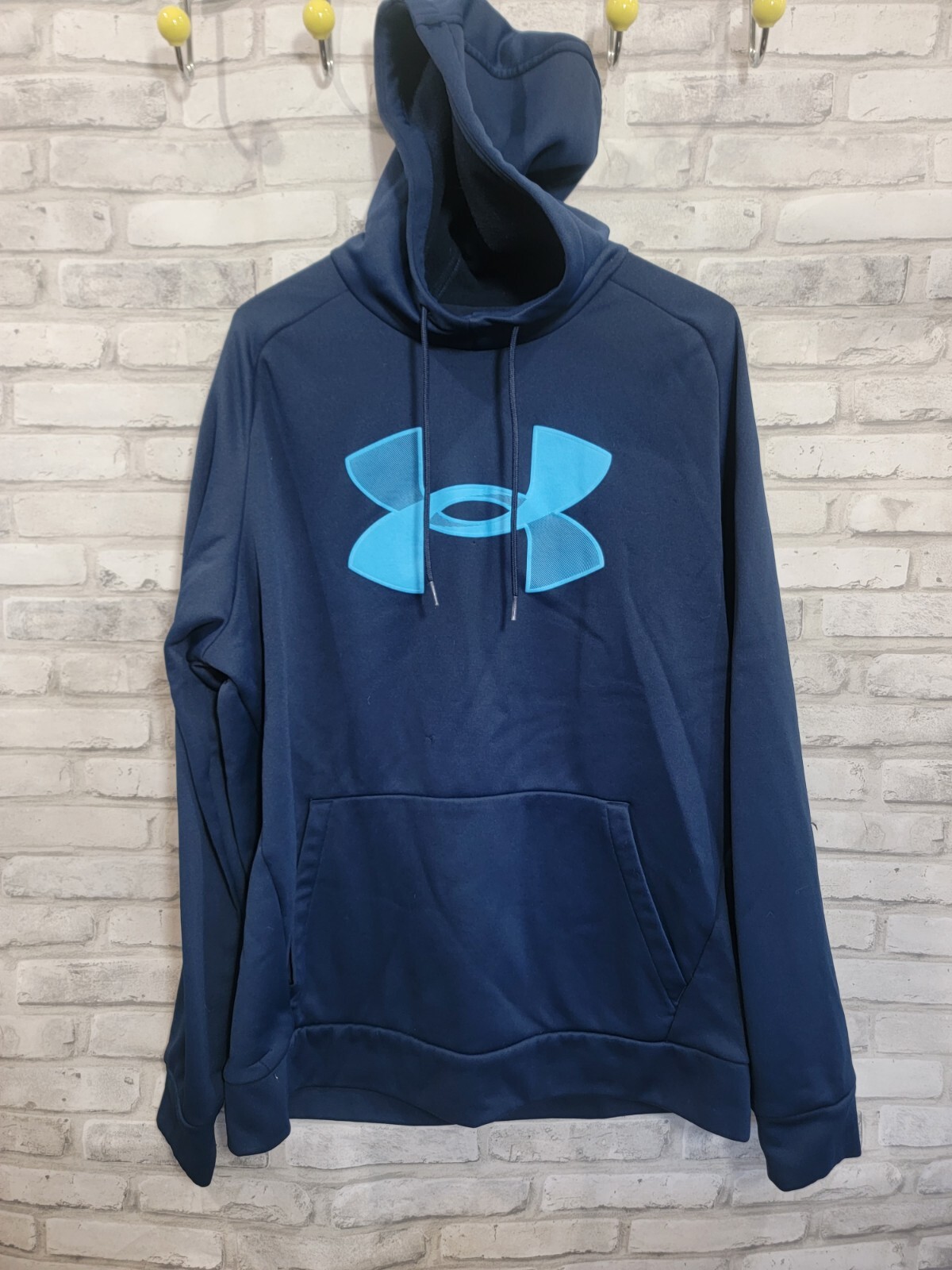 Under Armour Men's Armour Fleece Big Logo Hoodie 1373401 XL Academy Radar thumbnail 6