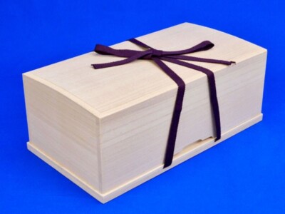 Paulownia go bowl box Igo Japan for large wooden storage box with obi New