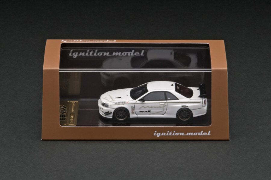 ミニカー ignition model IG2542 ignition model 1/64 Nissan Skyline GT-R Mine's (R34) White IG2722