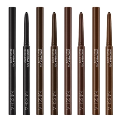 MISSHA Longwear Gel Pencil Liner Eyeliner Skinny Gel Pencil Liner Stays all day
