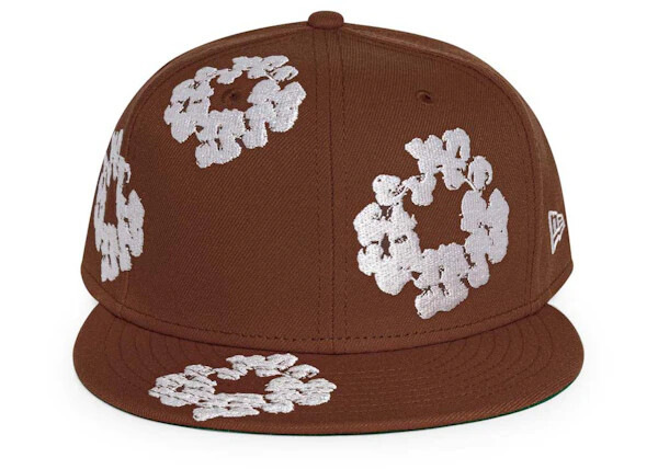 Size 7 1/4 - Denim Tears New Era Cotton Wreath 59/50 Cap Brown Cap Brown
