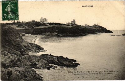 CPA SAINT-QUAY-PORTRIEUX Ansicht und Set zur Insel der Gräfin (1295564)
