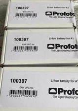 Profoto Li-Ion Battery for A1 AirTTL On-Camera Flash New 3 Batteries