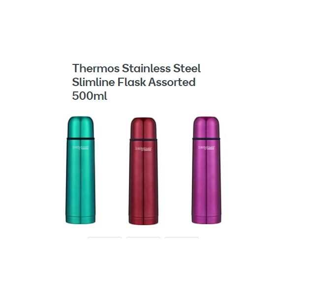 Thermos THERMOcafé™ Vacuum Insulated Slimline Flask - Mauve 500mL - Foto 9