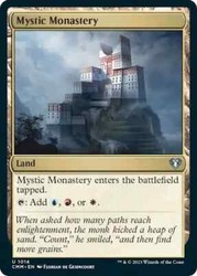 Mystic Monastery 1014 Uncommon Commander Masters Magic: The Gathering