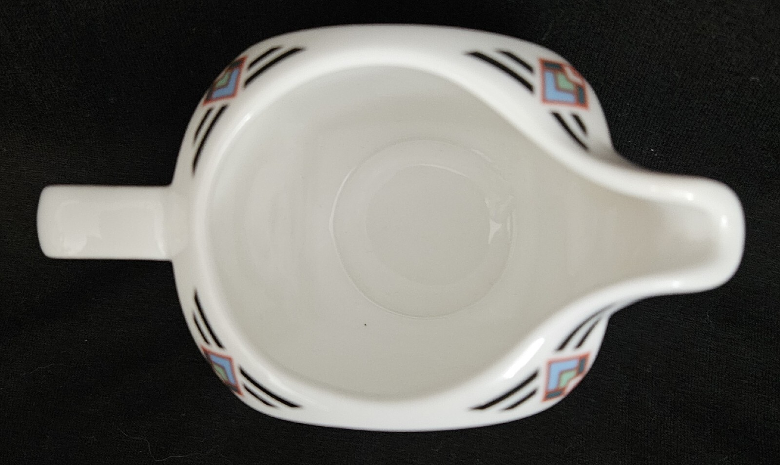 Art Deco Creamer Set of 2 Albalite Steelite International Made in England