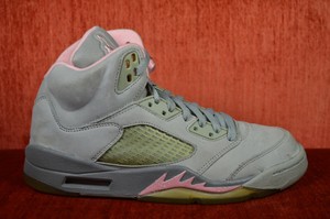 jordan 5 grey and pink