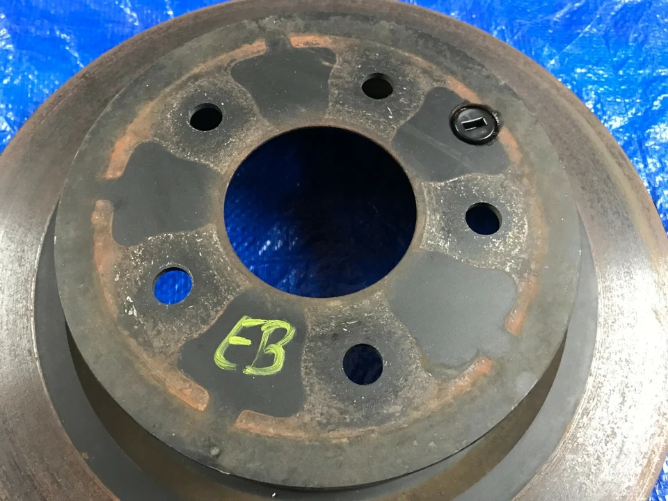 2011 INFINITI G37 SEDAN REAR LEFT & RIGHT SIDE BRAKE ROTOR PAIR # 58338 - Image 2 of 4