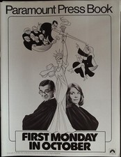 First Monday in October Pressbook 1981 Walter Matthau, Jill Clayburgh!