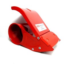 Uline H-1162 Red Packing Shipping 3" Metal Tape Dispenser - NO TAPE