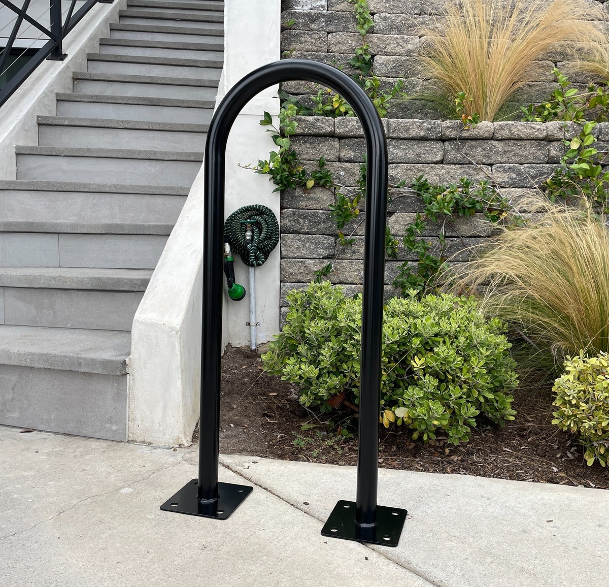 Sandbaggy In Ground Bike Rack U Shaped, Commercial, Outdoor, Loop, Steel - Main Image